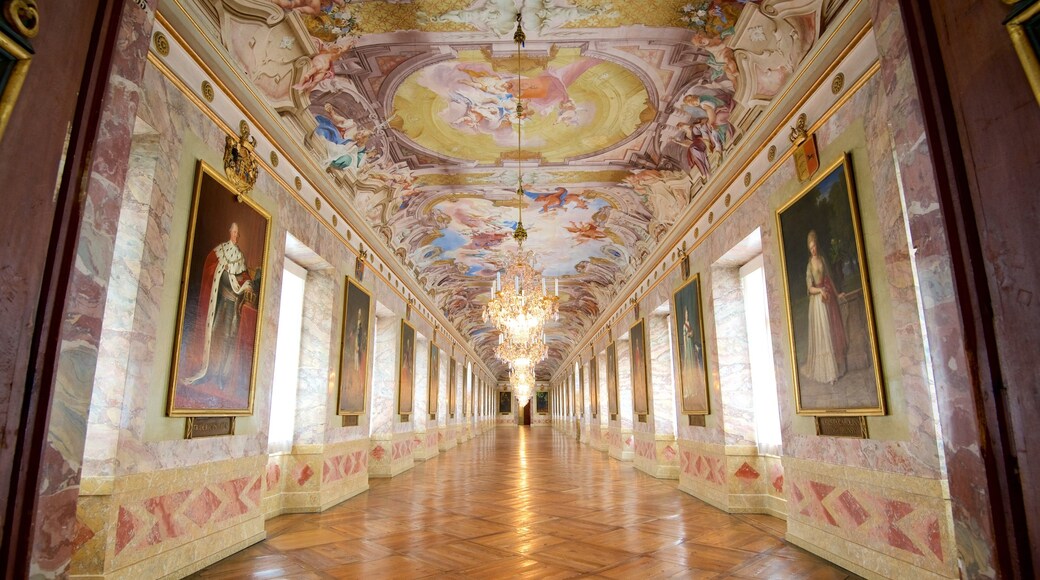 Ludwigsburg Palace featuring art, chateau or palace and interior views