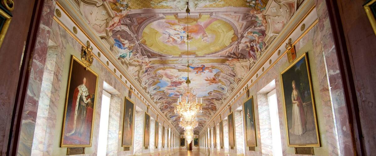 Ludwigsburg Palace featuring art, chateau or palace and interior views