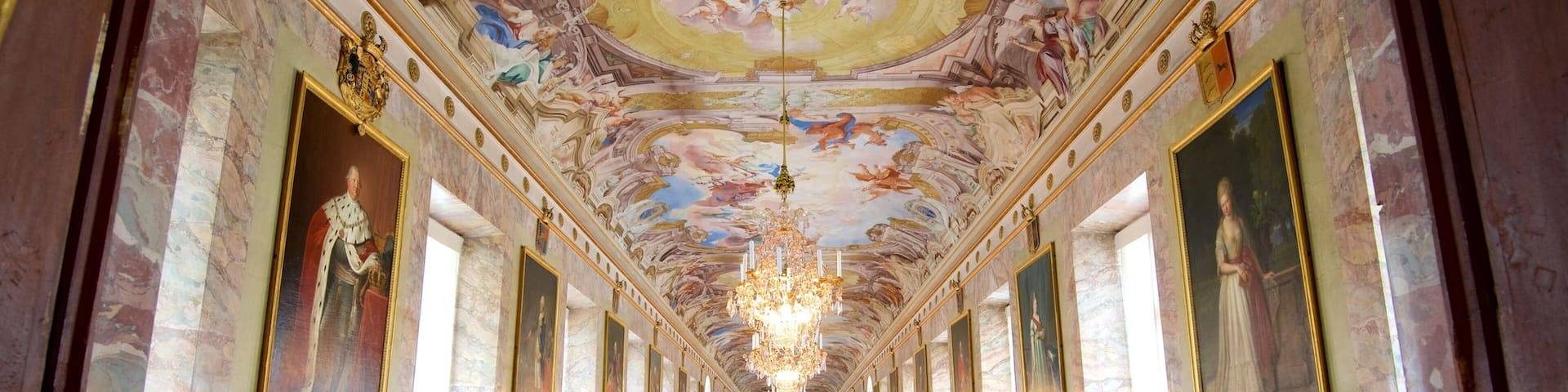 Ludwigsburg Palace featuring art, chateau or palace and interior views