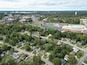 Aerial view of High Point University with cityscape in North Carolina