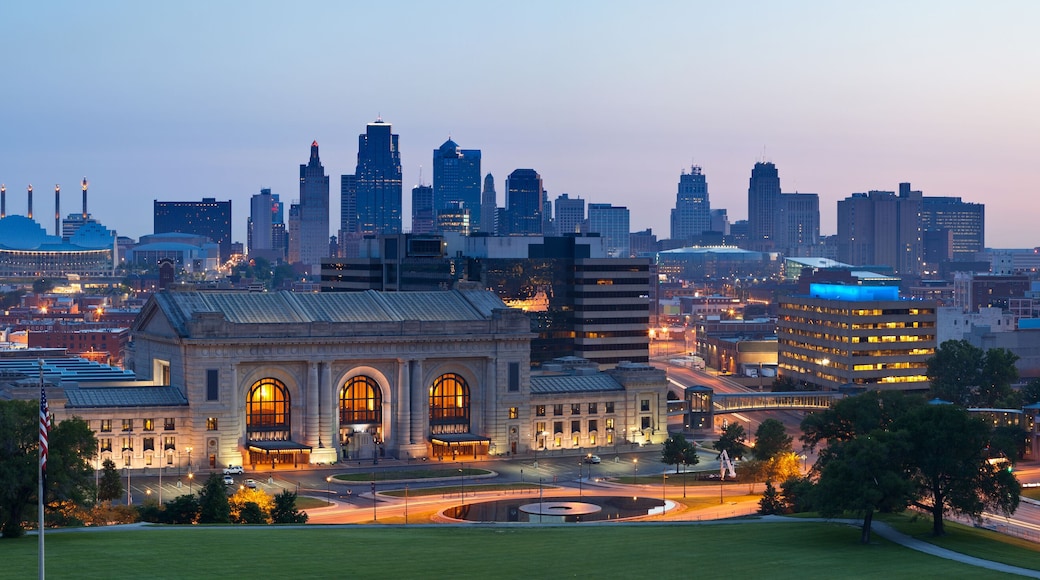 Kansas City skyline panorama.