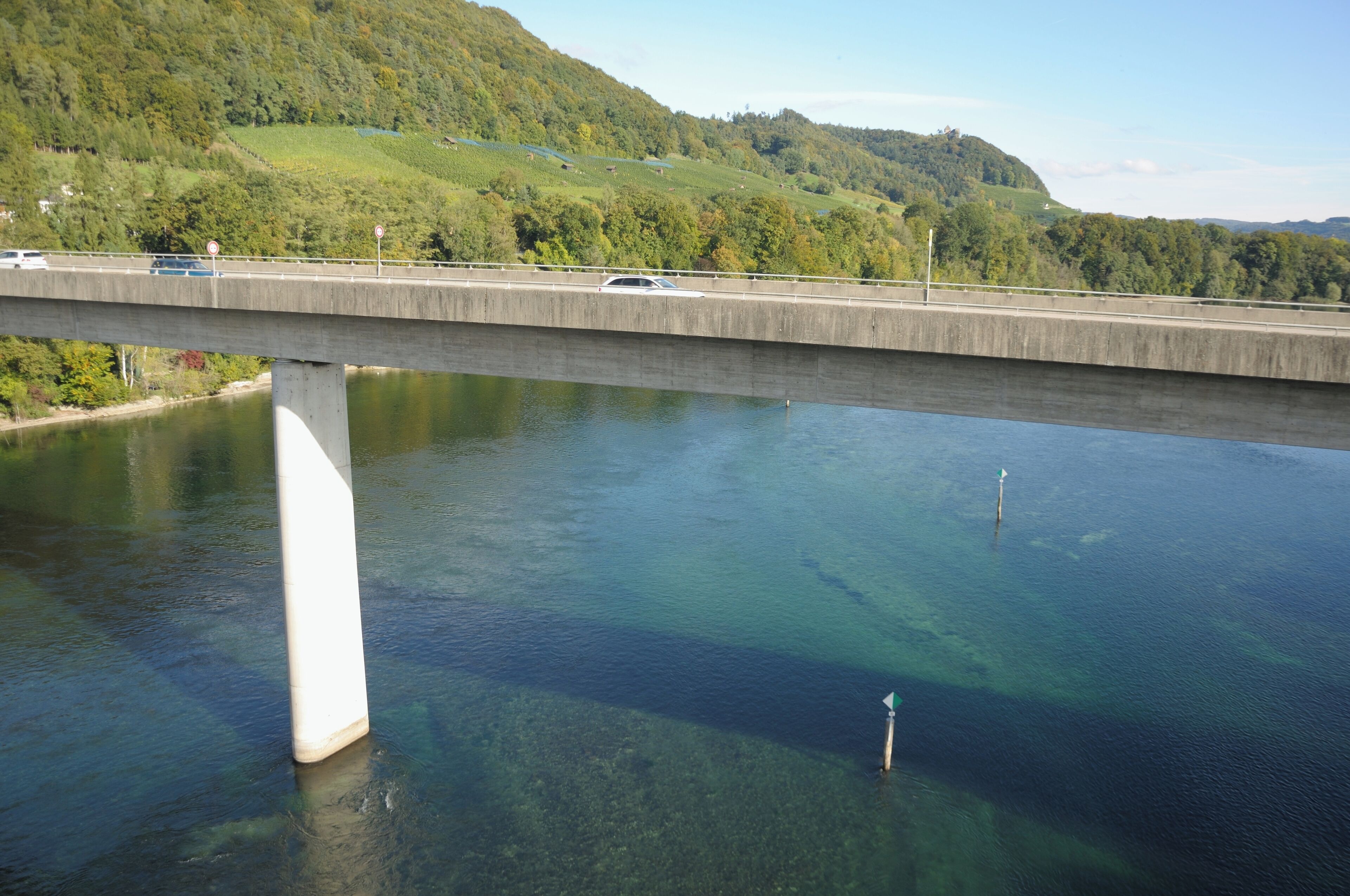 Switzerland, Thurgau, views along the museum railway line between Rielasingen (Germany) and Etzwilen (Switzerland)