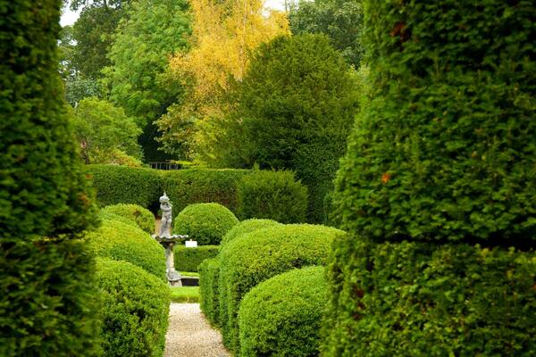 Bridge End Gardens mit einem Garten