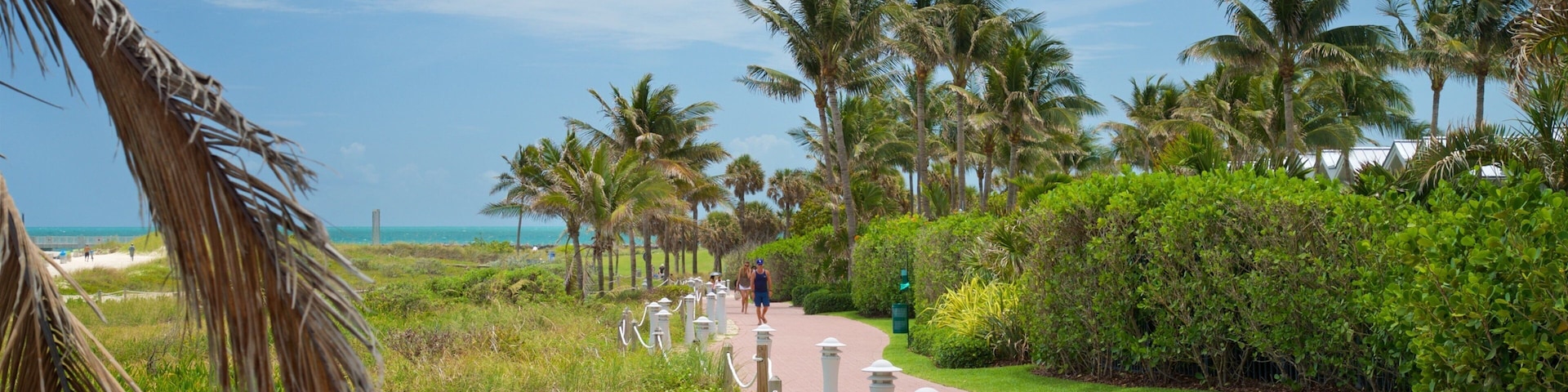 South Pointe Park which includes general coastal views