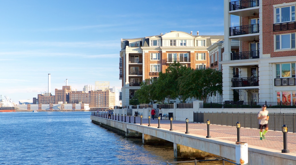 Baltimore Inner Harbor Marina featuring a river or creek