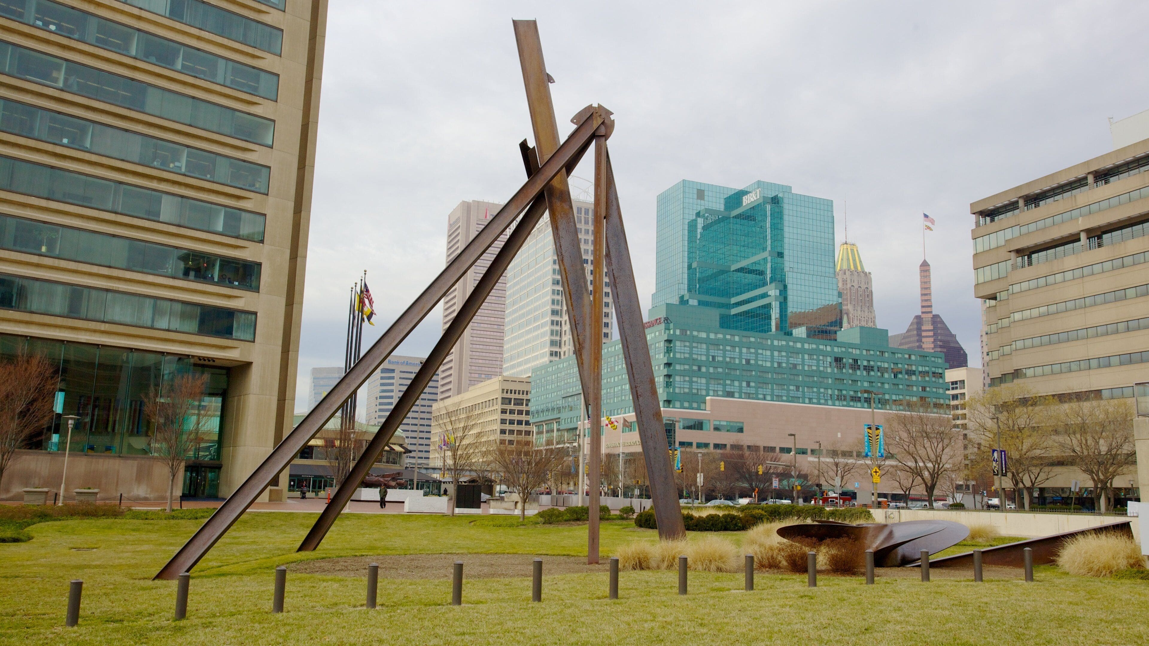 Enjoying the vibrant atmosphere of Baltimore Inner Harbor Marina with city skyline in the background