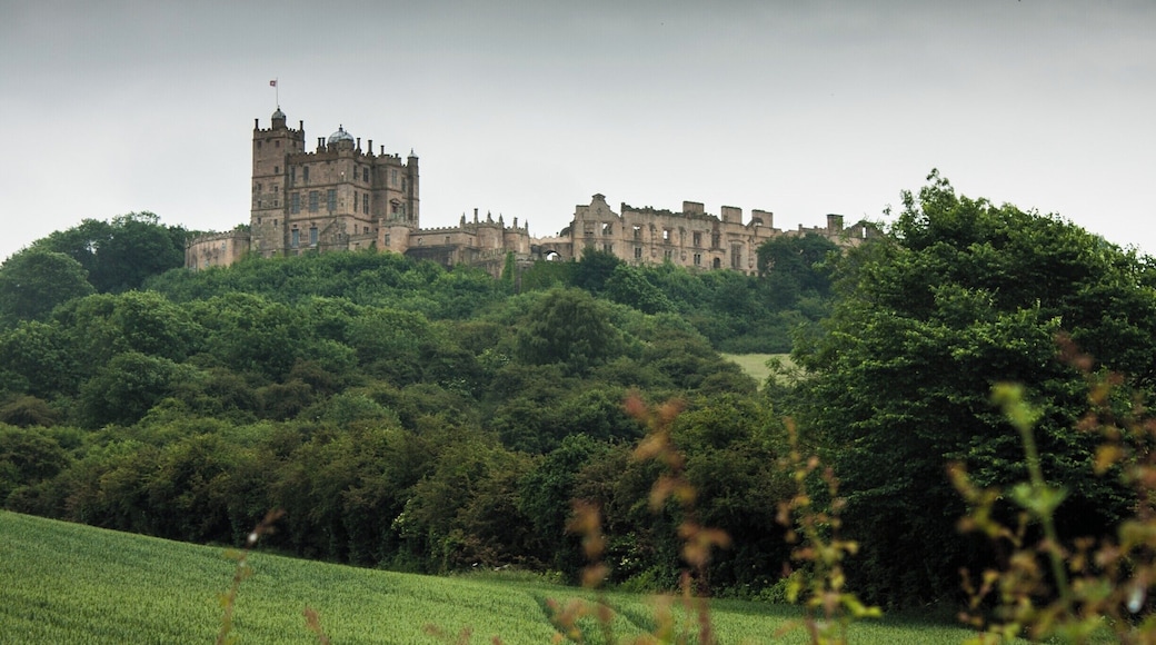 Bolsover Castle is a castle in Bolsover, Derbyshire, England. It was built in the early 17th century by the Cavendish family, on the site of a medieval castle founded in the 12th century by the Peverel family.