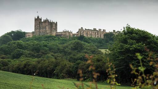 Bolsover Castle is a castle in Bolsover, Derbyshire, England. It was built in the early 17th century by the Cavendish family, on the site of a medieval castle founded in the 12th century by the Peverel family.