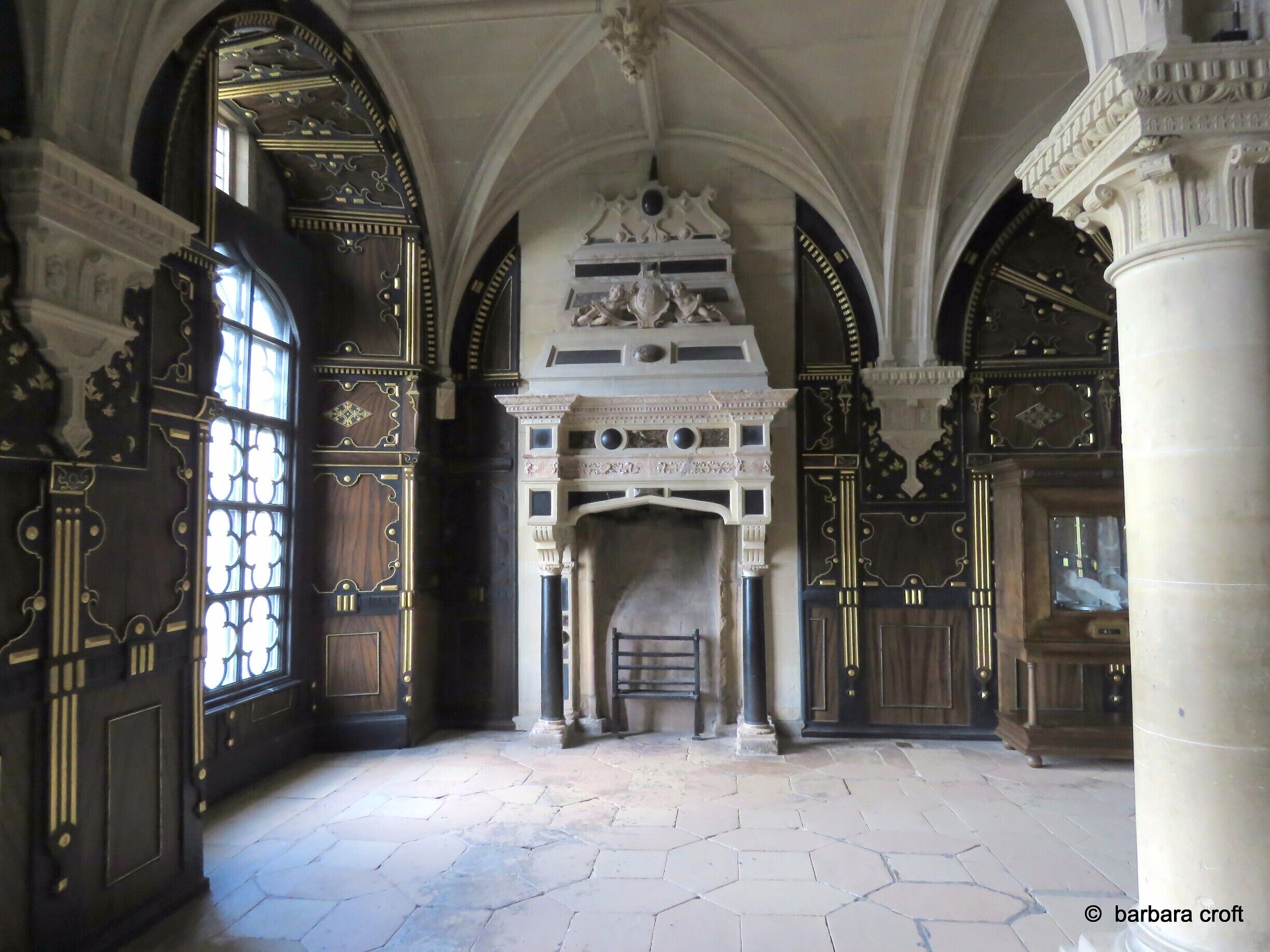 ANOTHER ORNATE ROOM AND FIREPLACE