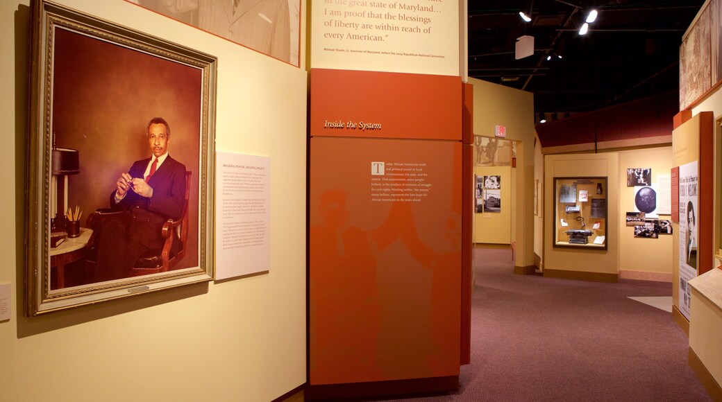 Reginald F. Lewis Museum som viser interiør