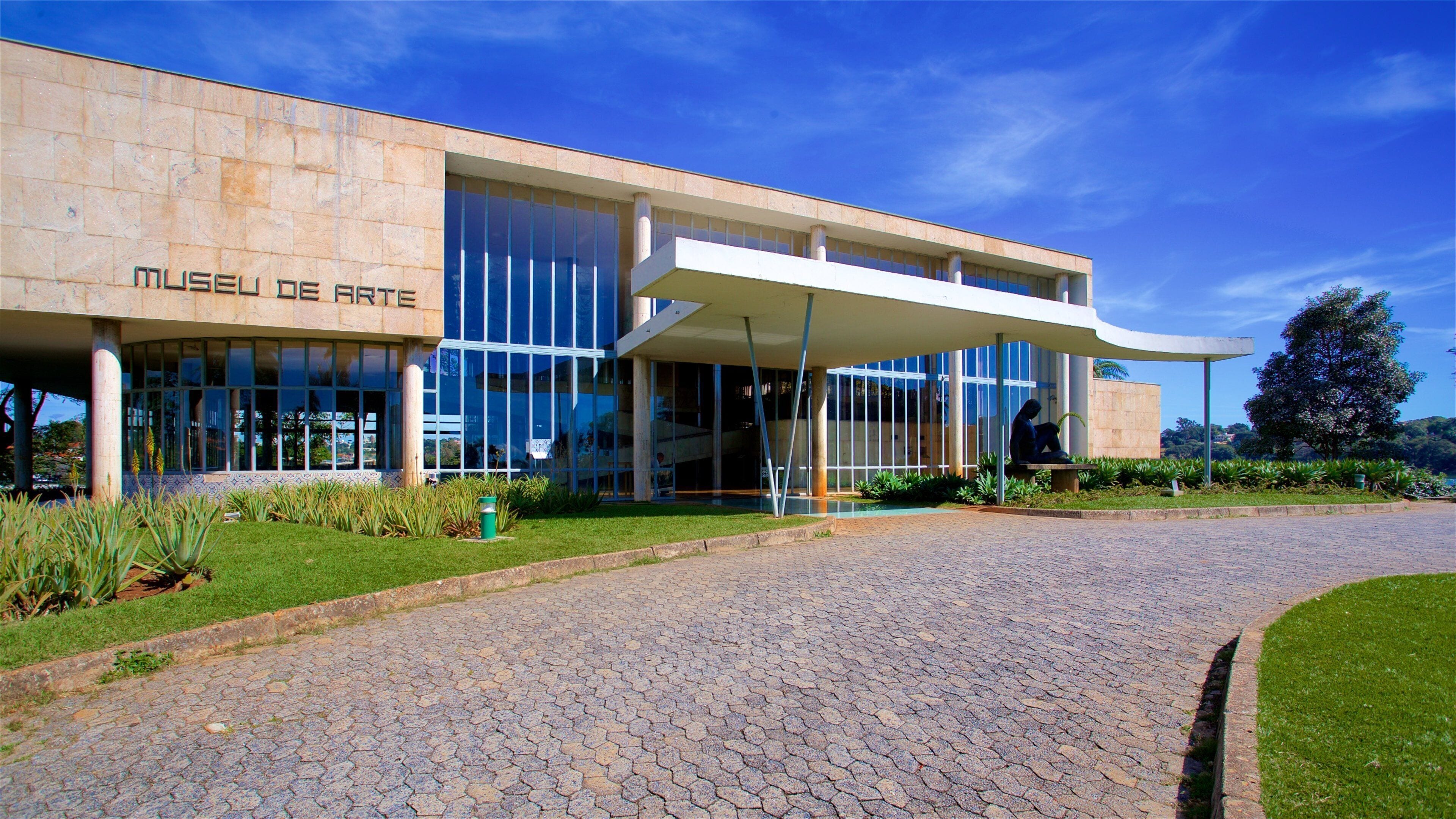 Pampulha Art Museum which includes signage