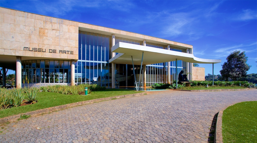 Pampulha Art Museum which includes signage