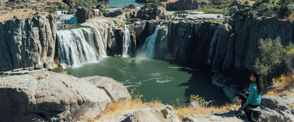 Epic waterfall in Idaho that TALLER than Niagara falls!