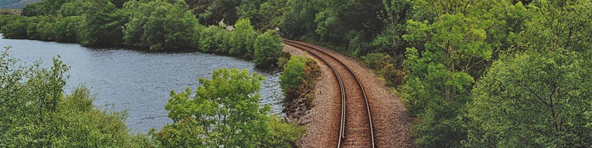 The Mallaig line by Loch Dubh