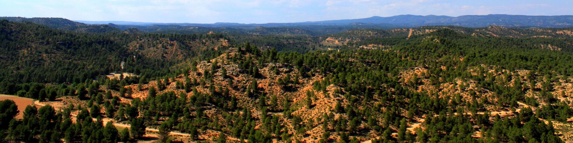 Relieve de La Derrubiá captado desde «El Balcón del Ensueño»