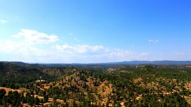 Relieve de La Derrubiá captado desde «El Balcón del Ensueño»