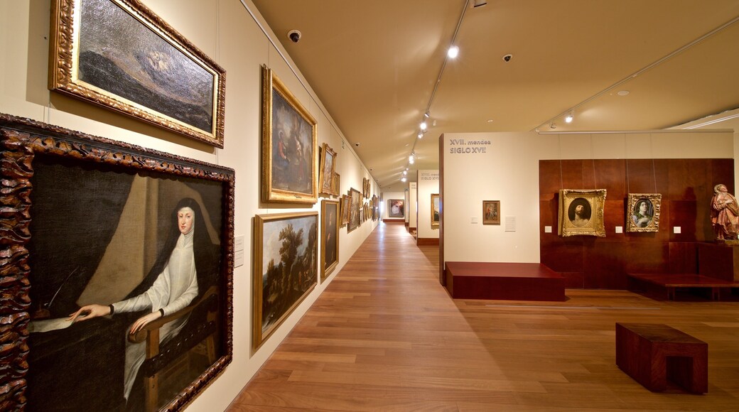 San Telmo Museum which includes interior views and art