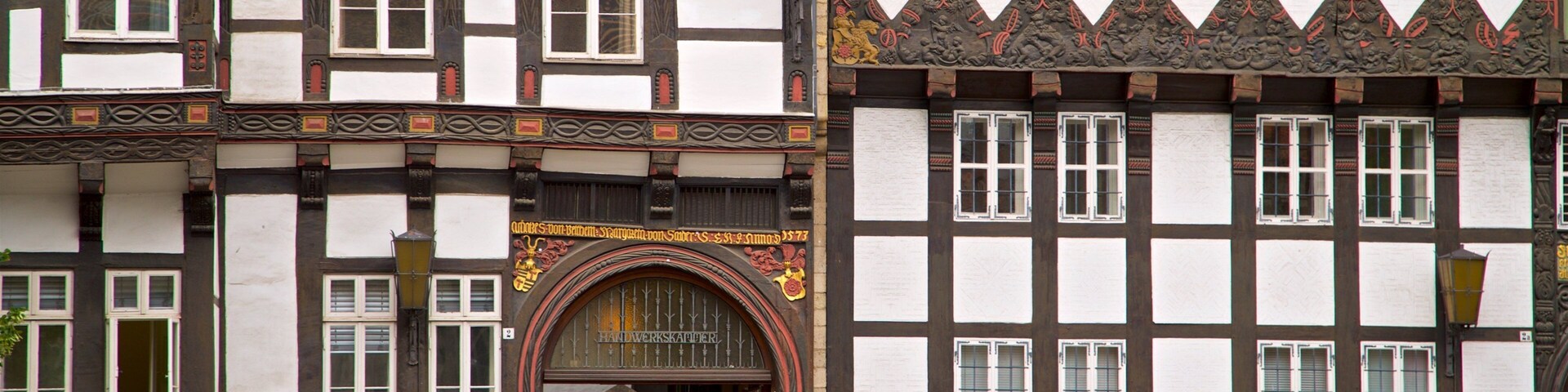 Castle Square showing heritage elements