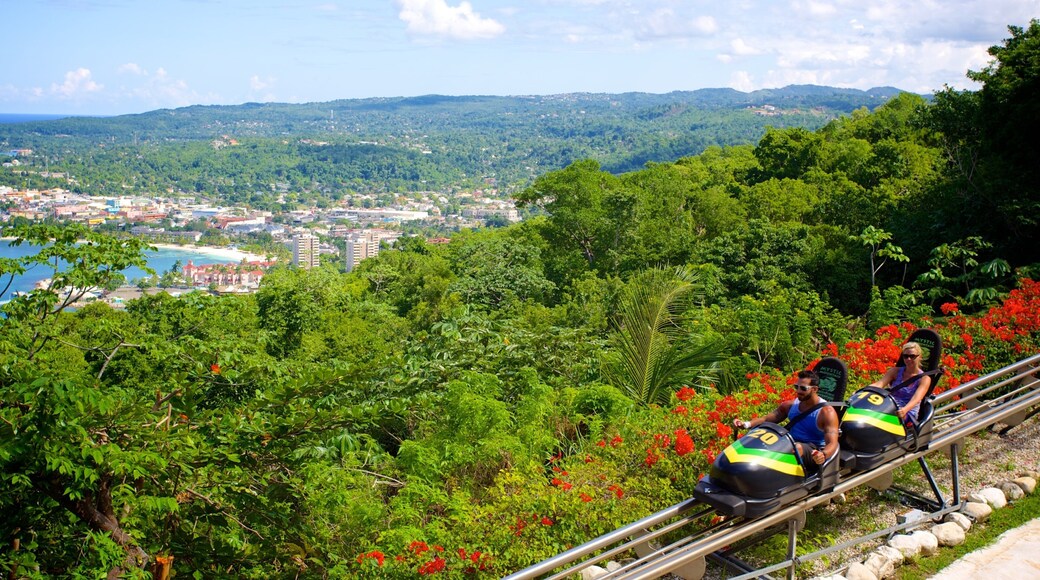 Mystic Mountain showing rides as well as a couple