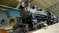 Pennsylvania jernbanemuseum som inkluderer jernbaneelementer