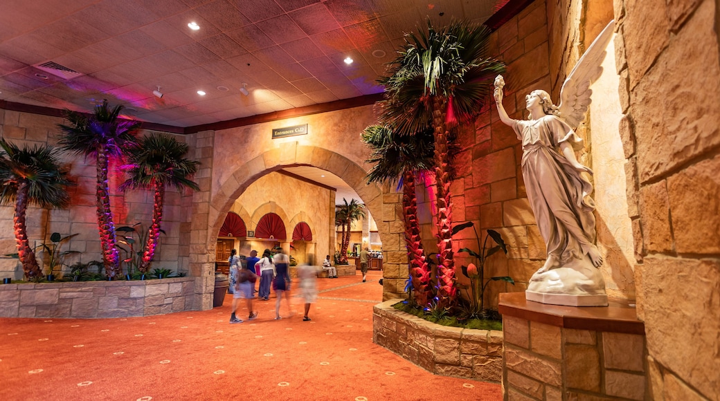 Sight and Sound Theatre featuring interior views and a statue or sculpture