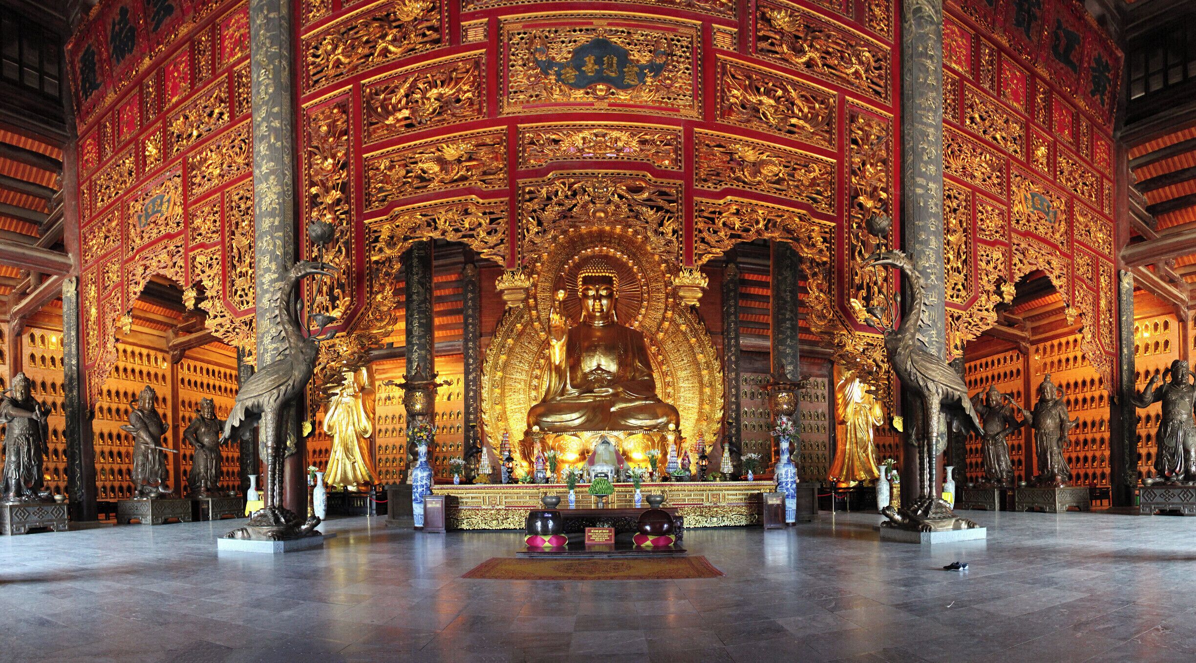 Inside one of the temples at Bai Dinh! #LifeAtExpedia