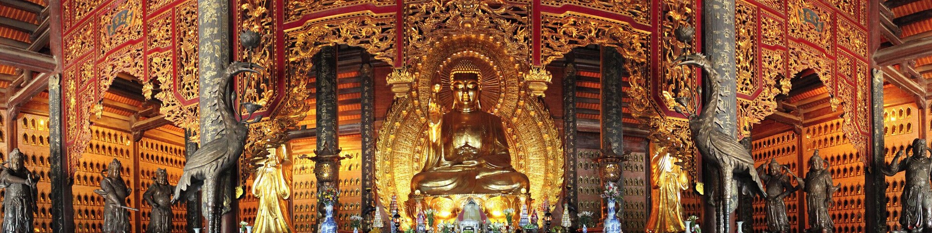 Inside one of the temples at Bai Dinh! #LifeAtExpedia