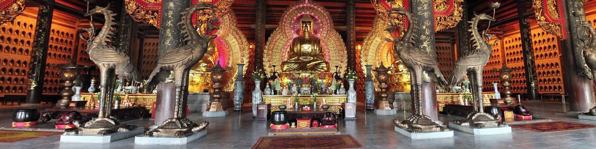 Inside one of the temples at Bai Dinh! #LifeAtExpedia