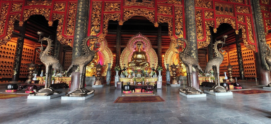 Inside one of the temples at Bai Dinh! #LifeAtExpedia