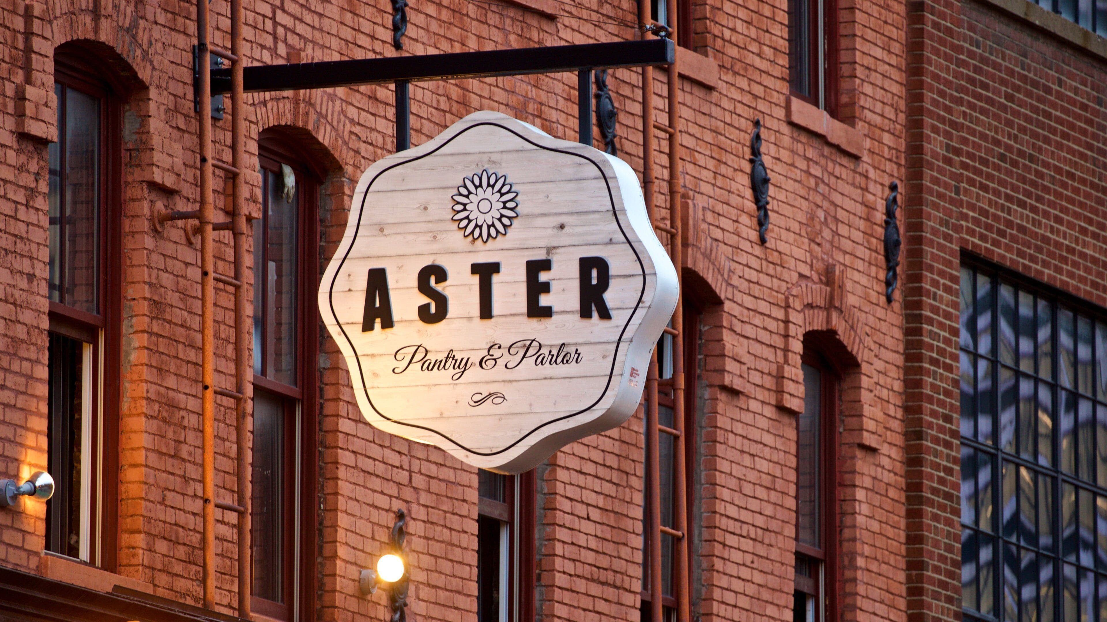 Armory Square featuring signage