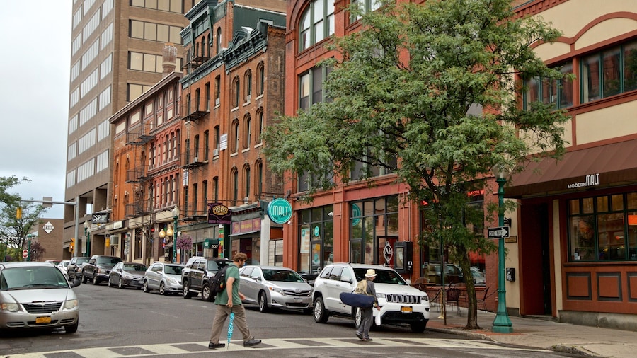 Armory Square showing a city