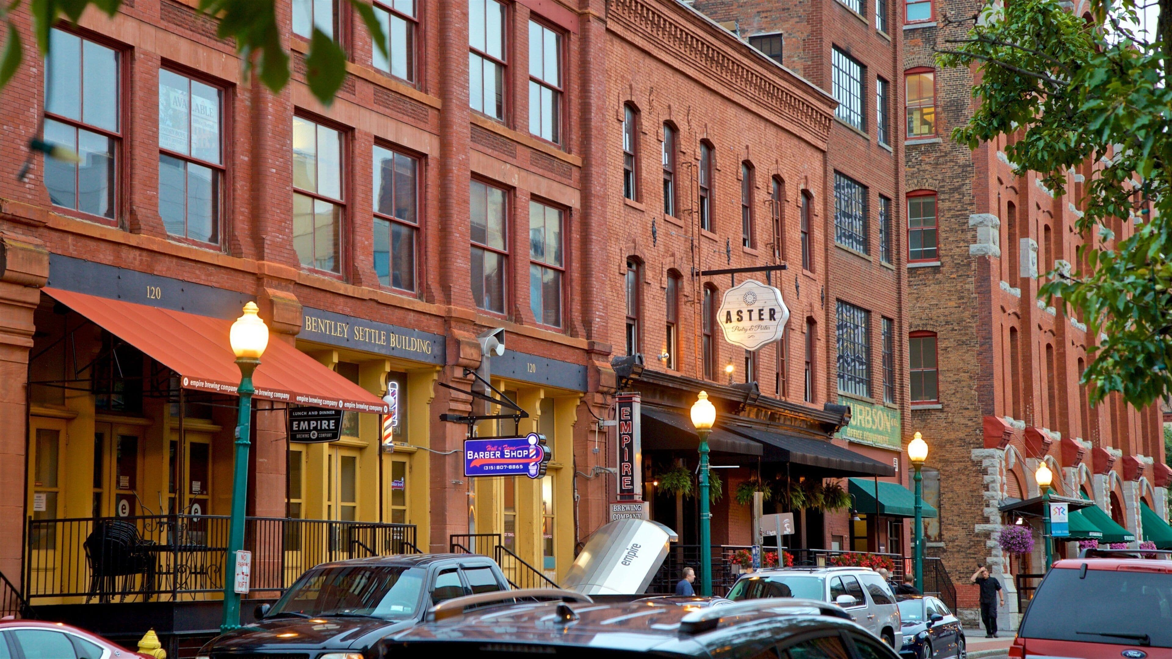 Armory Square showing a city