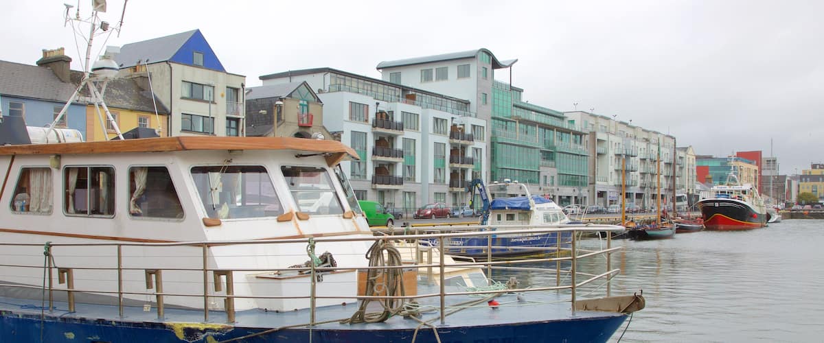 Porto de Galway que inclui um rio ou córrego, canoagem e uma marina