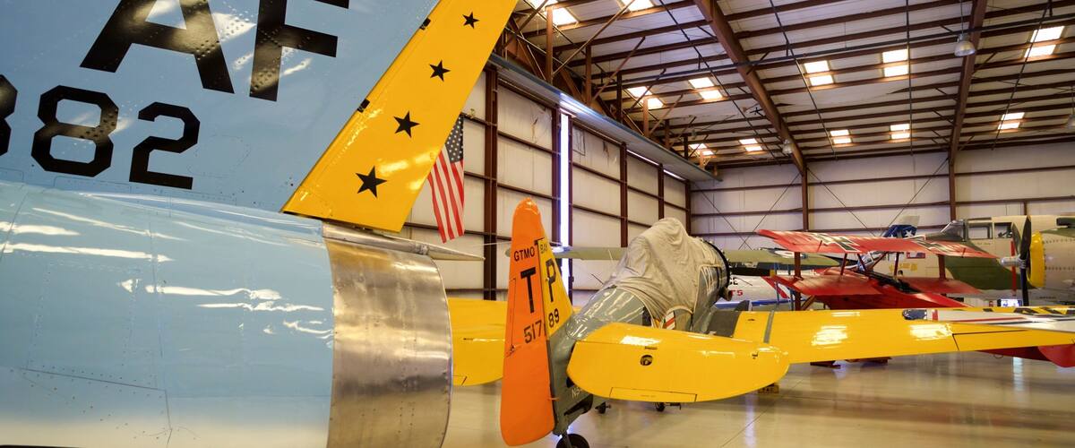 Valiant Air Command Warbird Museum which includes interior views