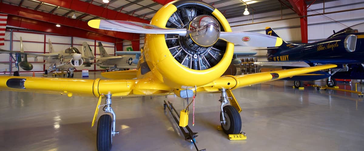 Valiant Air Command Warbird Museum showing interior views