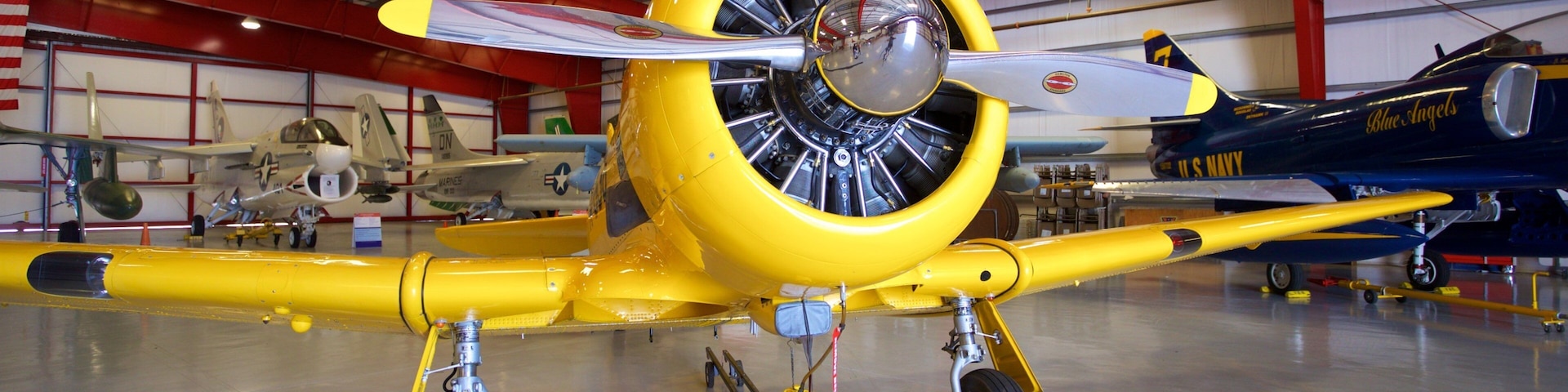Valiant Air Command Warbird Museum showing interior views