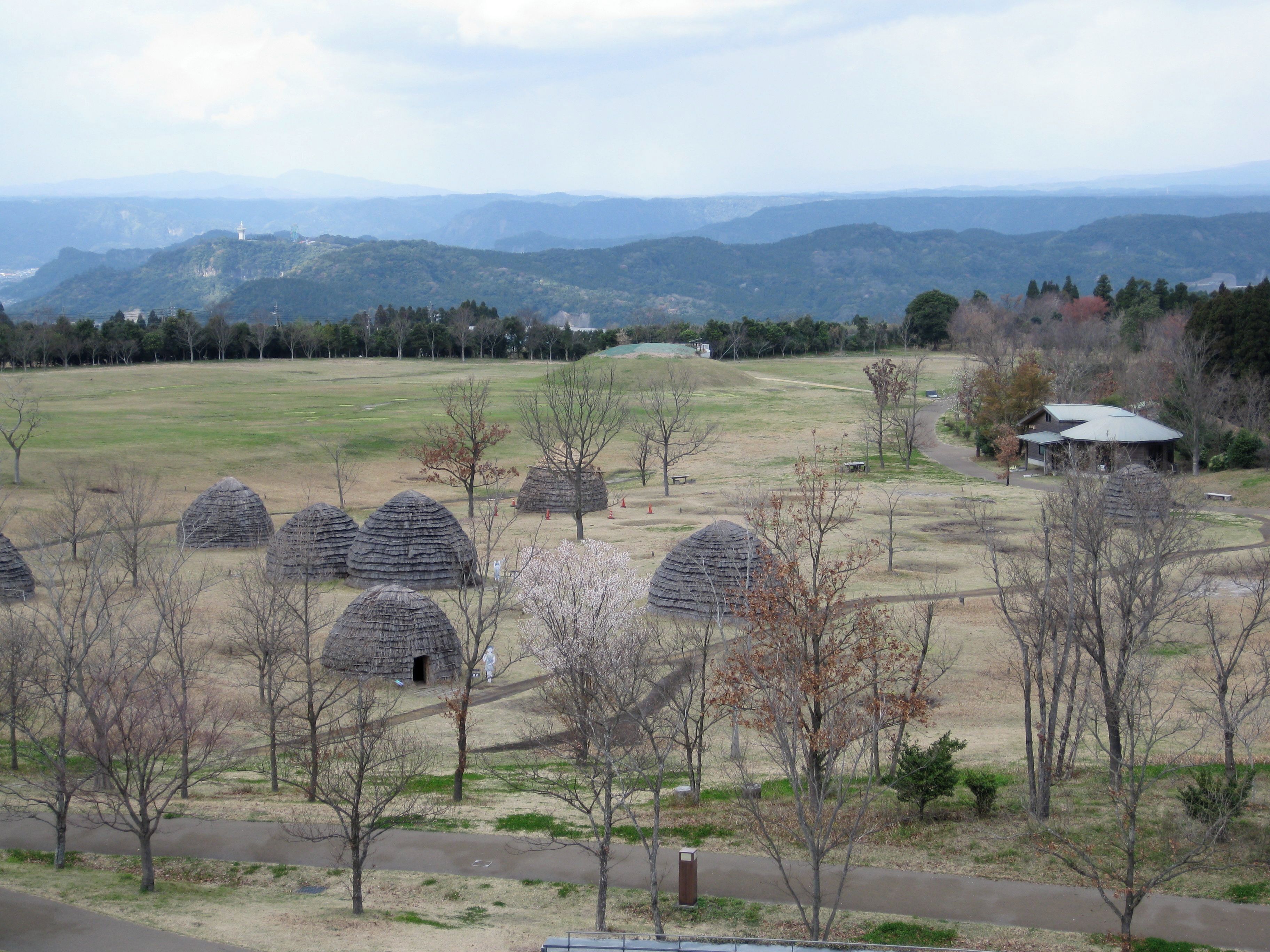 Restored Jōmon period Village of Uenohara Remains in Kagoshima, Japan
