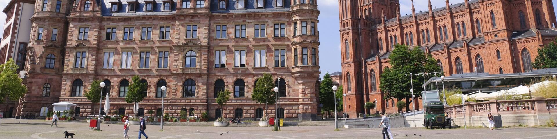 Marktplatz in Wiesbaden, Germany; Shutterstock ID 83432341