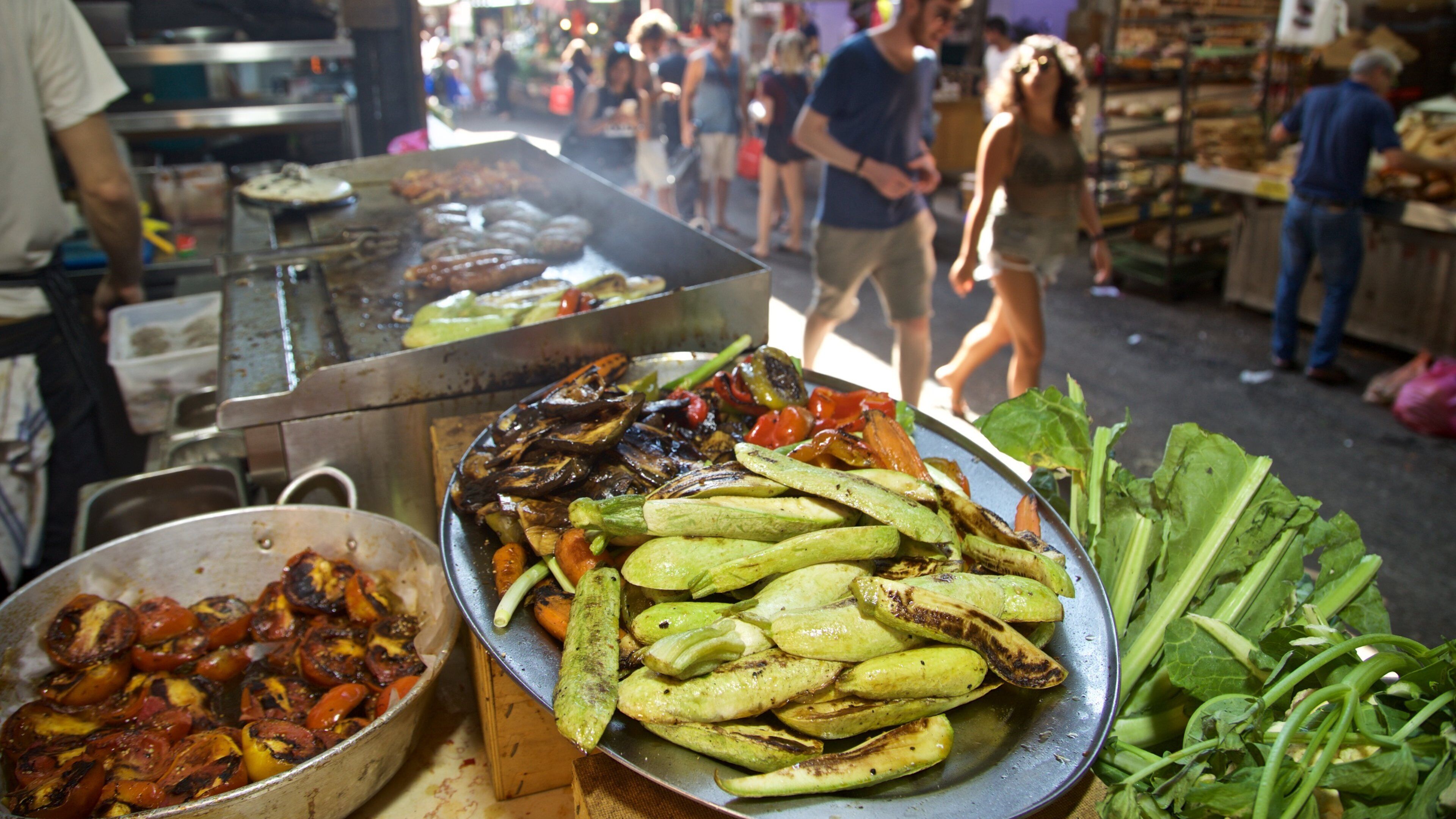 Carmel Market featuring markets and food