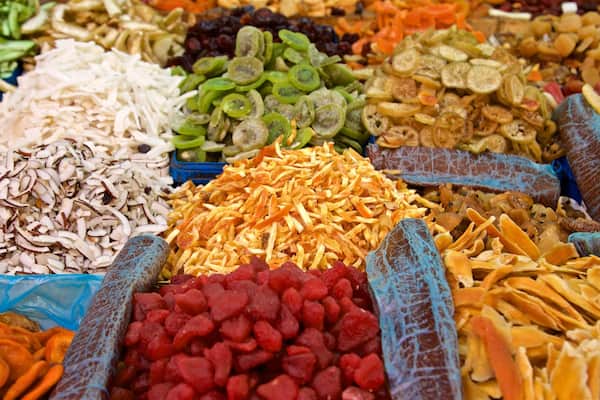 Carmel Market which includes food and markets