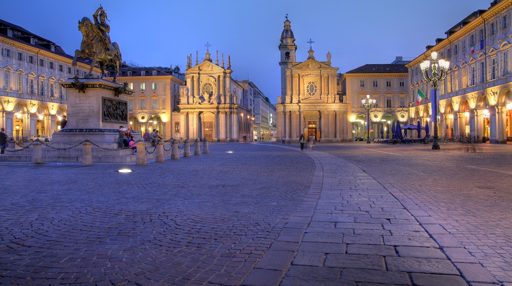 San Carlo Square in Turin/Torino, Italy