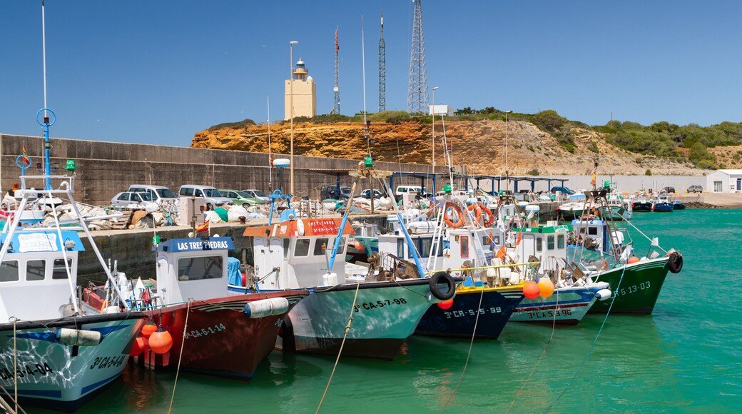 Puerto de Conil which includes a bay or harbor