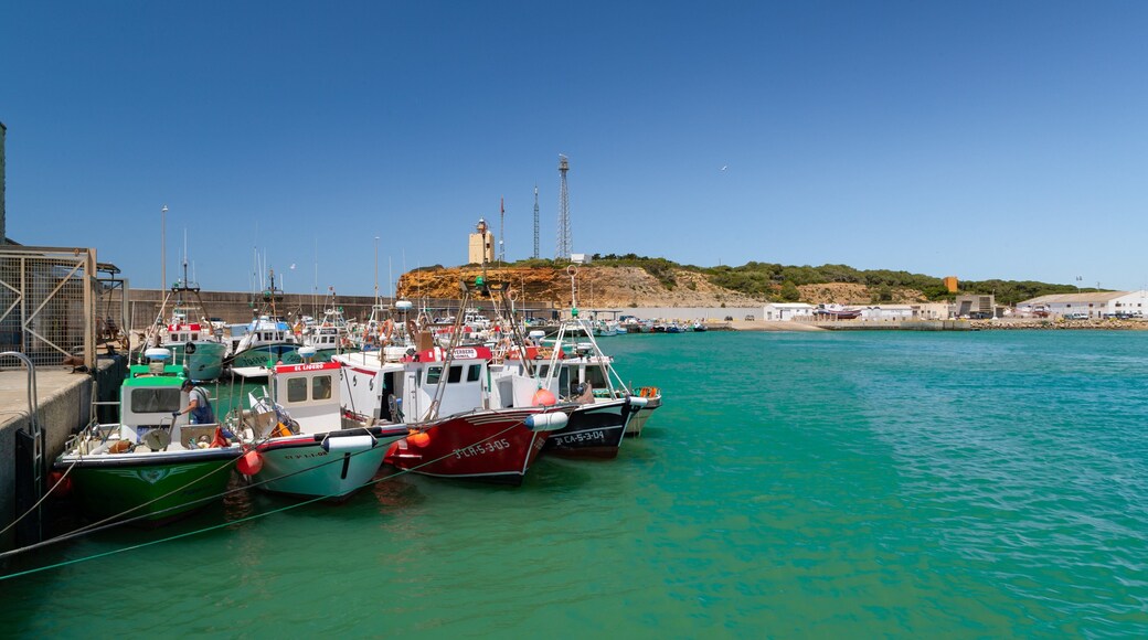 Puerto de Conil which includes a bay or harbor