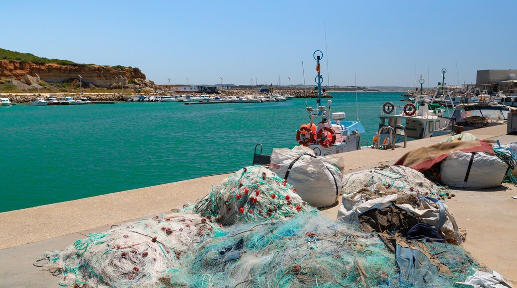 Puerto de Conil featuring a bay or harbor