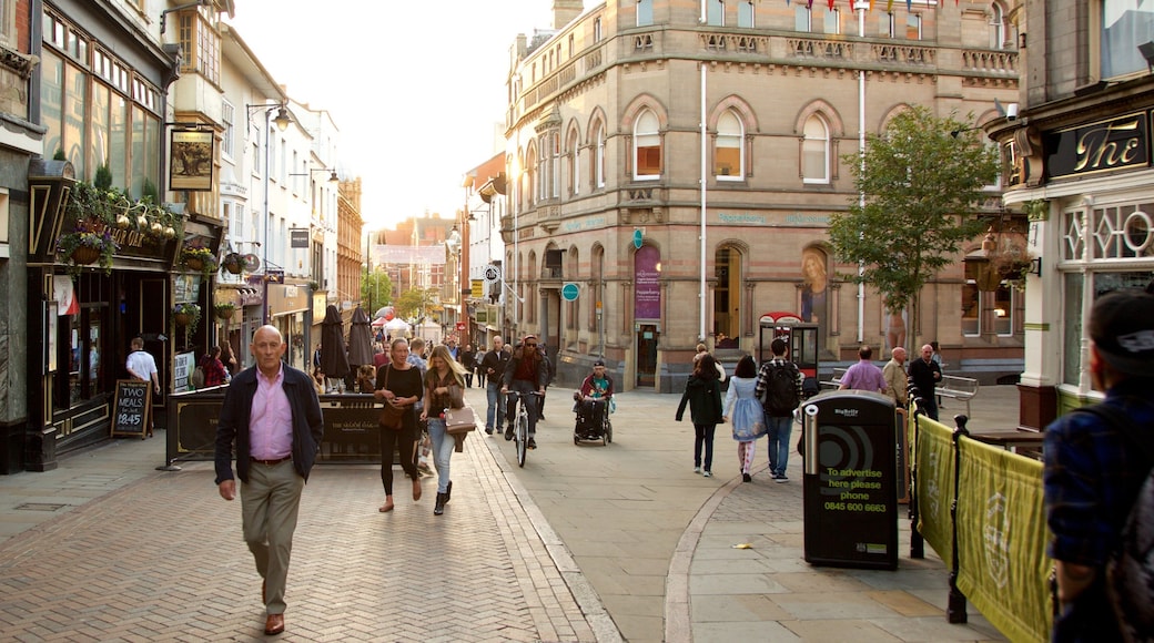 Lace Market mostrando escenas urbanas, una ciudad y mercados