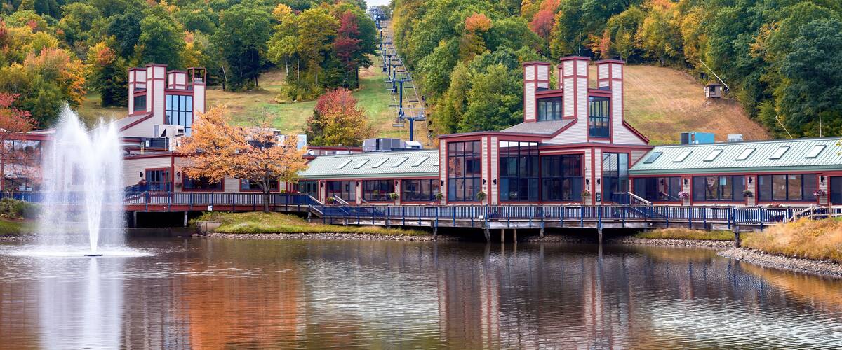 Wachusett mountain ski resort, Massachusetts, USA