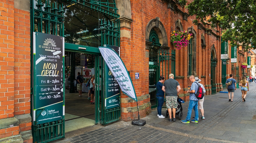 St. George\'s Market which includes signage and street scenes