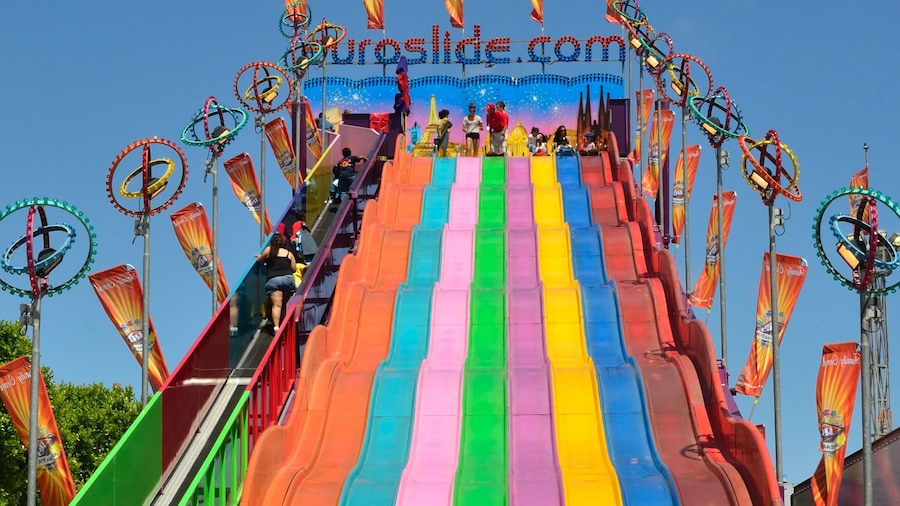 Colorful Giant Slide Ride