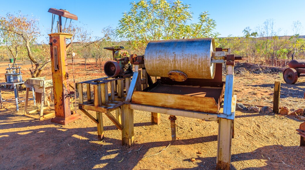 gold wash plant of Battery Hill Mining Center, Tennant Creek in Northern Territory, Central Australia. Old underground mine, now is a famous tourist attraction.