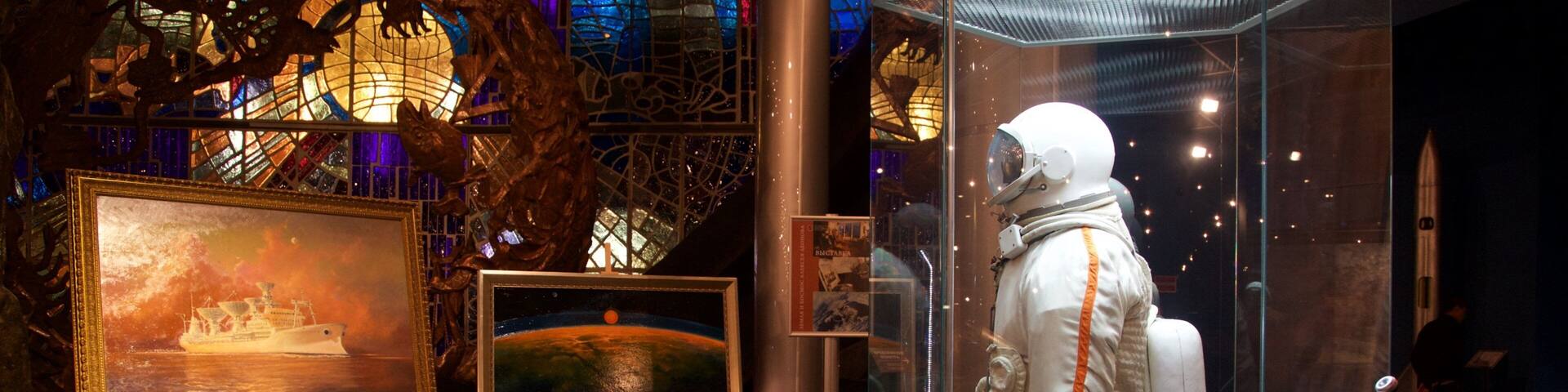 Museum of Cosmonautics showing interior views